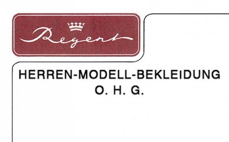 REGENT O. H. G.-Herren-Modell-Bekleidung
